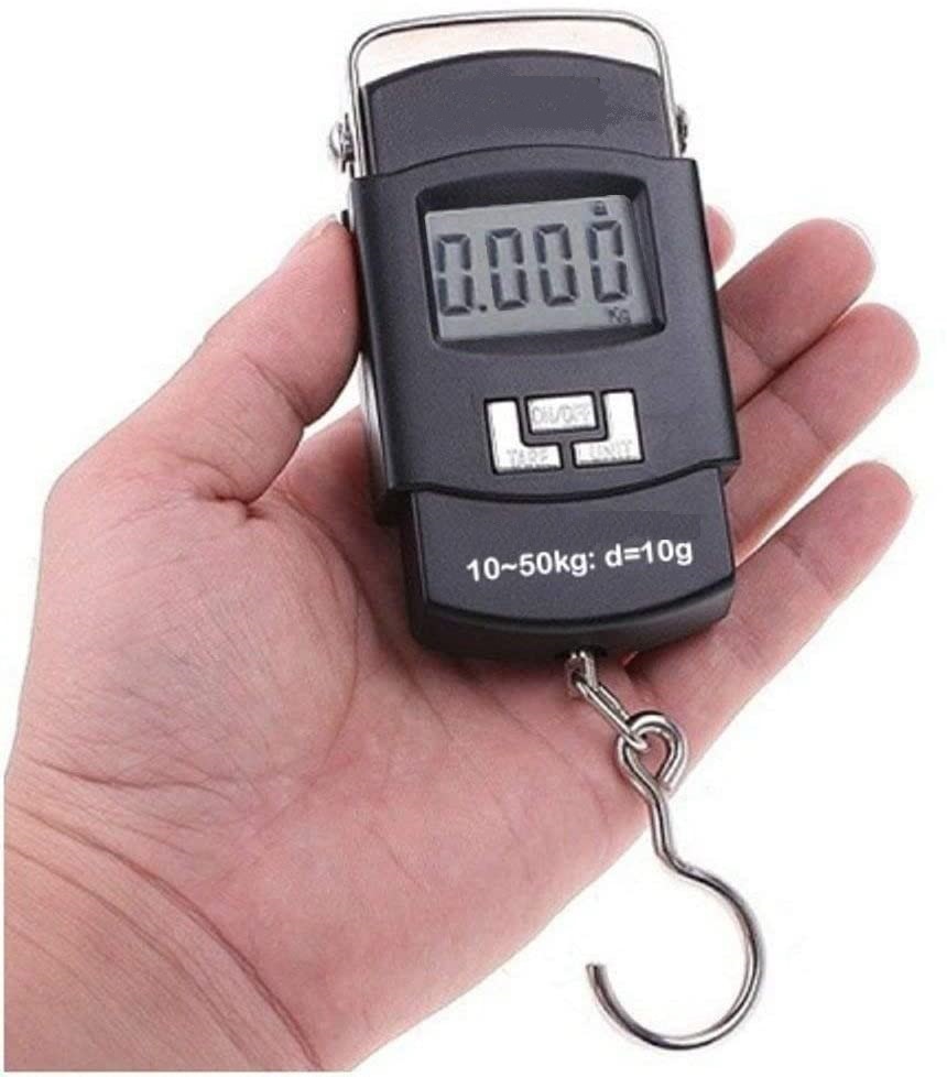 Balança Eletrônica Precisão 50 Kilos kg Gancho para Pesca