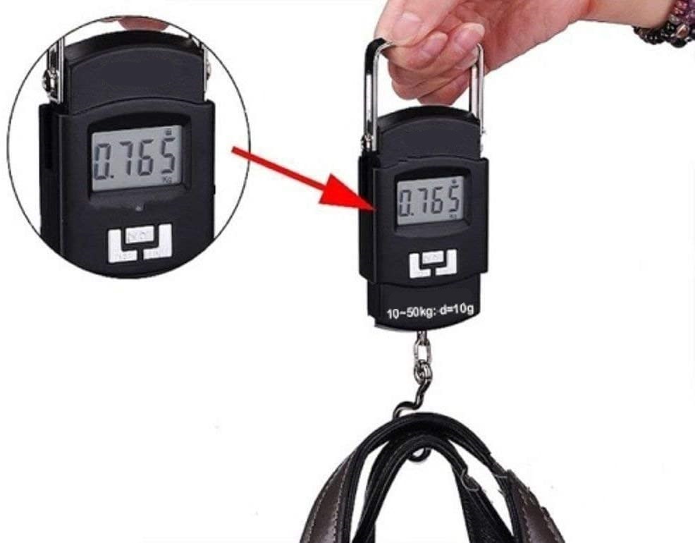 Balança Eletrônica Precisão 50 Kilos kg Gancho para Pesca