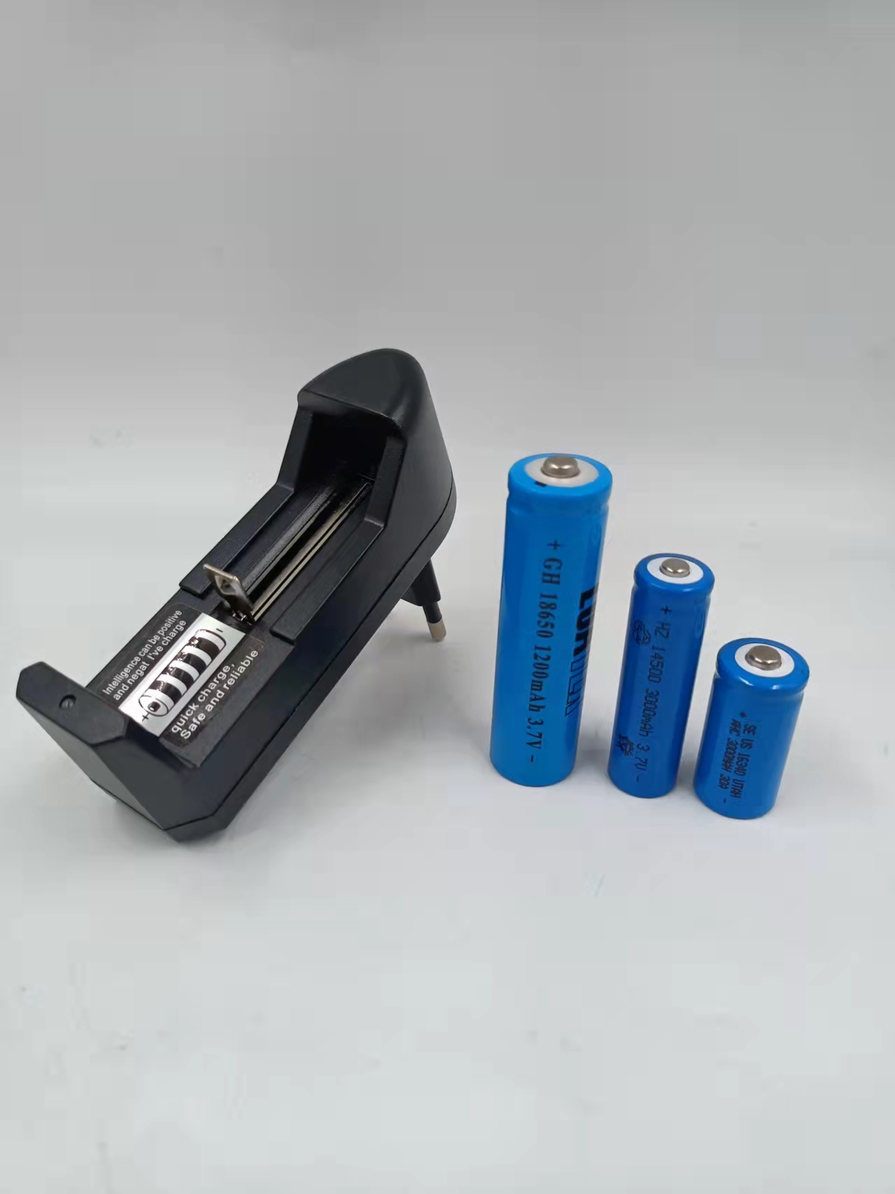 Carregador Regulável Bateria Simgle 18650 18500 16430 14500