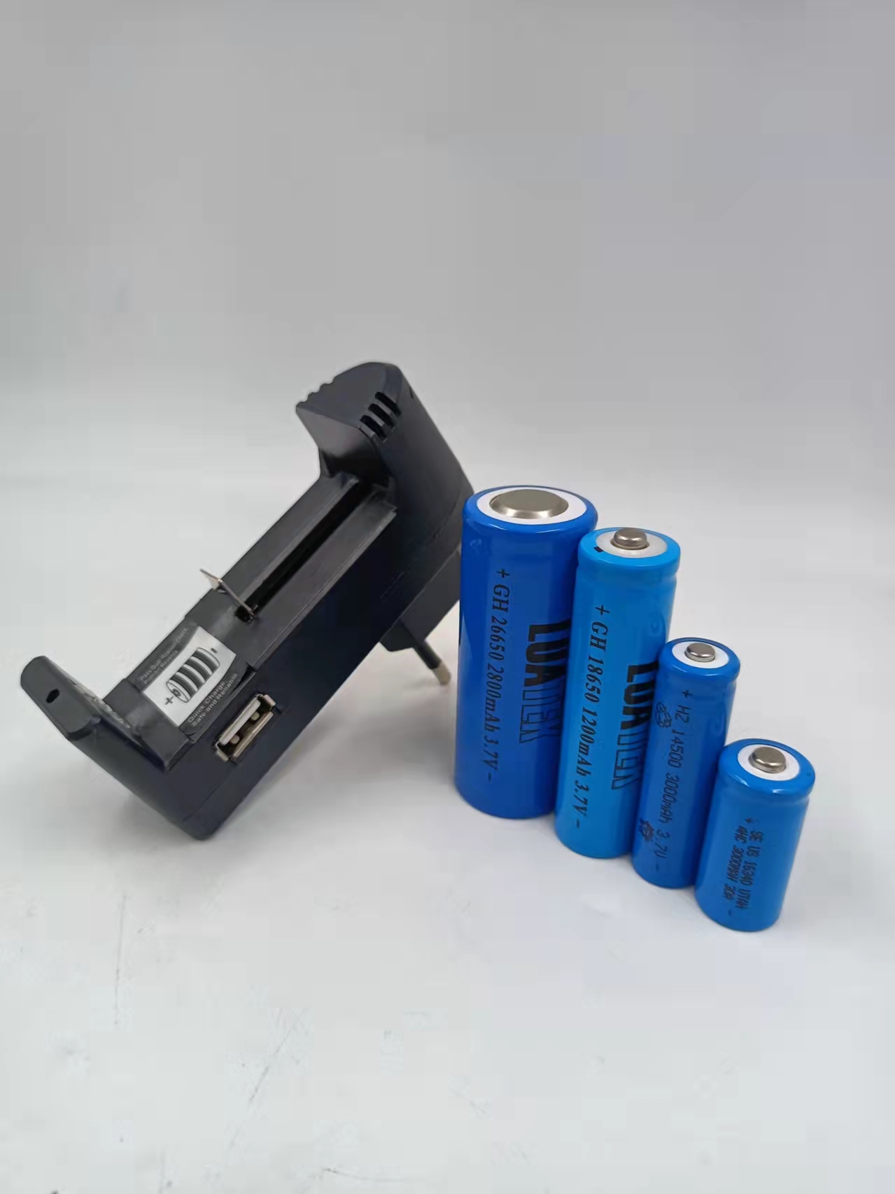 Carregador Regulável Bateria Simgle 18650 18500 16430 14500