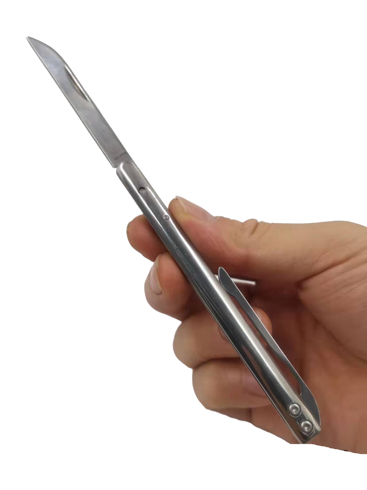 Canivete Aço Inox Tipo Caneta Cirurgico Tamanho