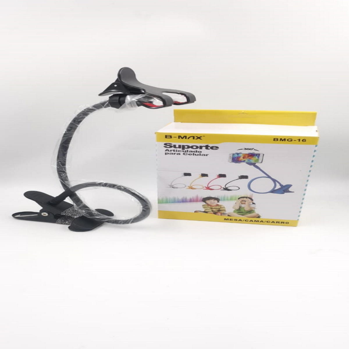 Suporte universal articulado para Celular, GPS em Metal Alta Qualidade