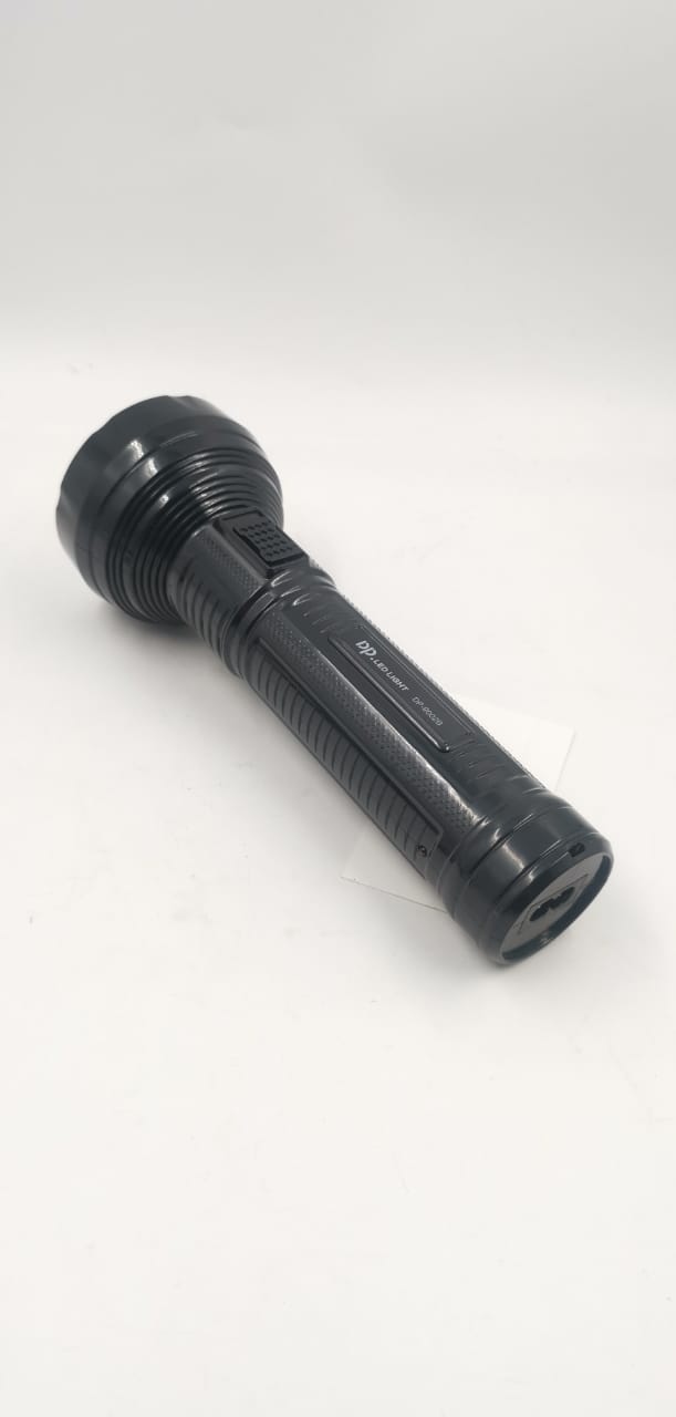 Lanterna Dp-9002b Recarregável C/ Super Led 110/220v Usb Cor da lanterna Preto Cor da luz Branco