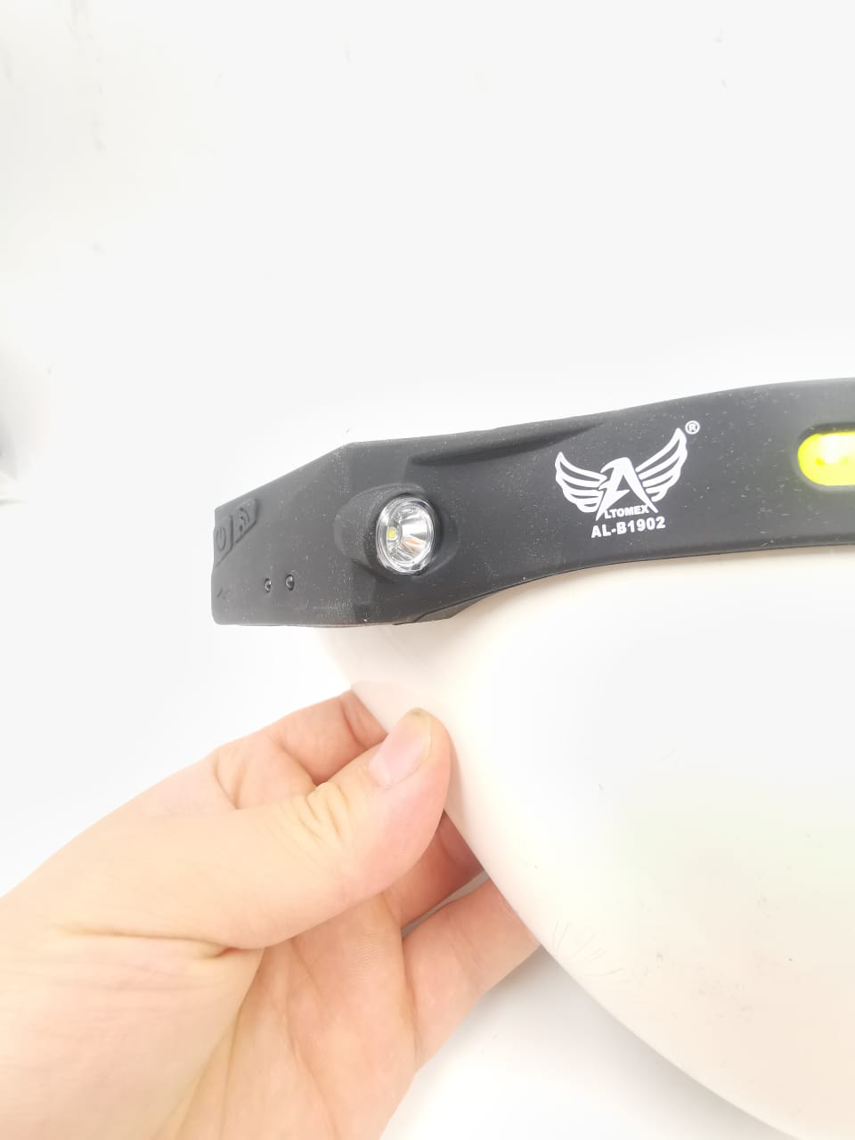 Potente Farol Recarregável Led Corpo Motion Sensor Cabeça Lanterna Camping Torch Light Lamp Com Usb