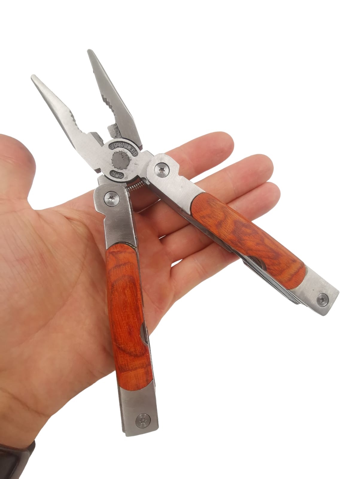 Canivete Com Alicate Multiuso Bainha Tatico Camping Pesca Jogo de Chaves Bits Multifuncional Fenda