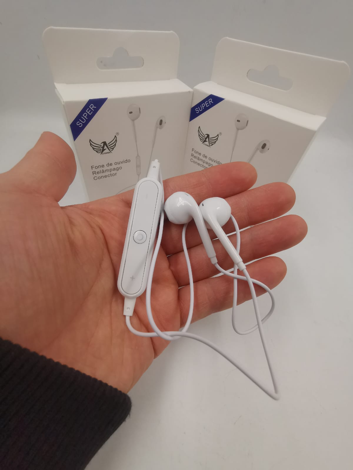 Fone De Ouvido S6 Universal Bluetooth 4.1 Com Fio Esportivo