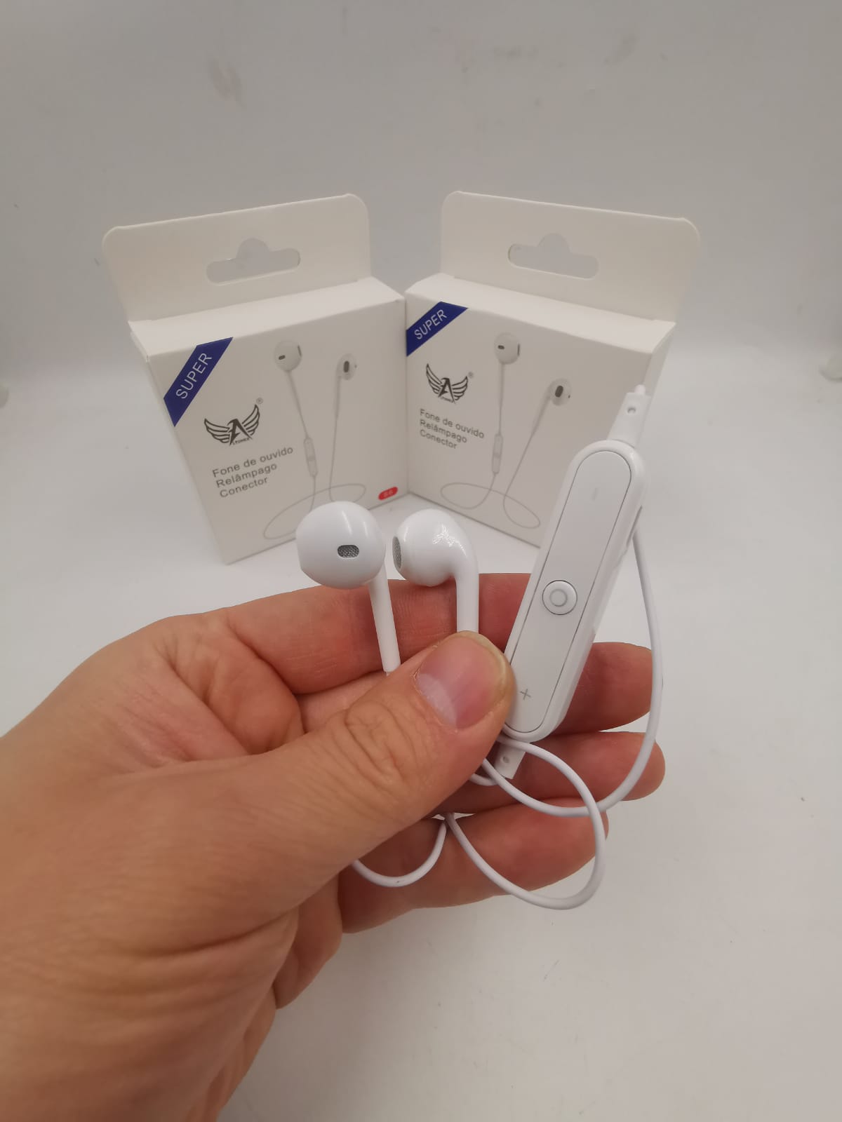 Fone De Ouvido S6 Universal Bluetooth 4.1 Com Fio Esportivo