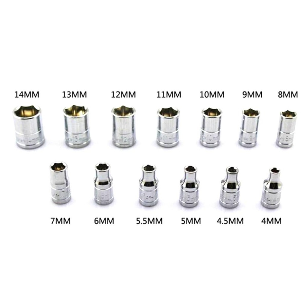 Kit De Ferramentas Com 46 Peças Jogo De Chaves Com Catraca Reversível + Soquetes