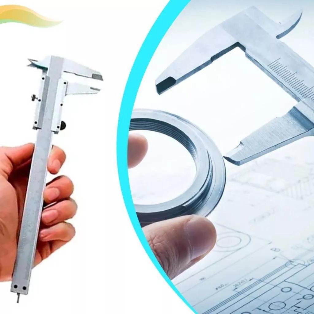 paquímetro universal 150mm x 0,2mm profissional em aço lwj-309