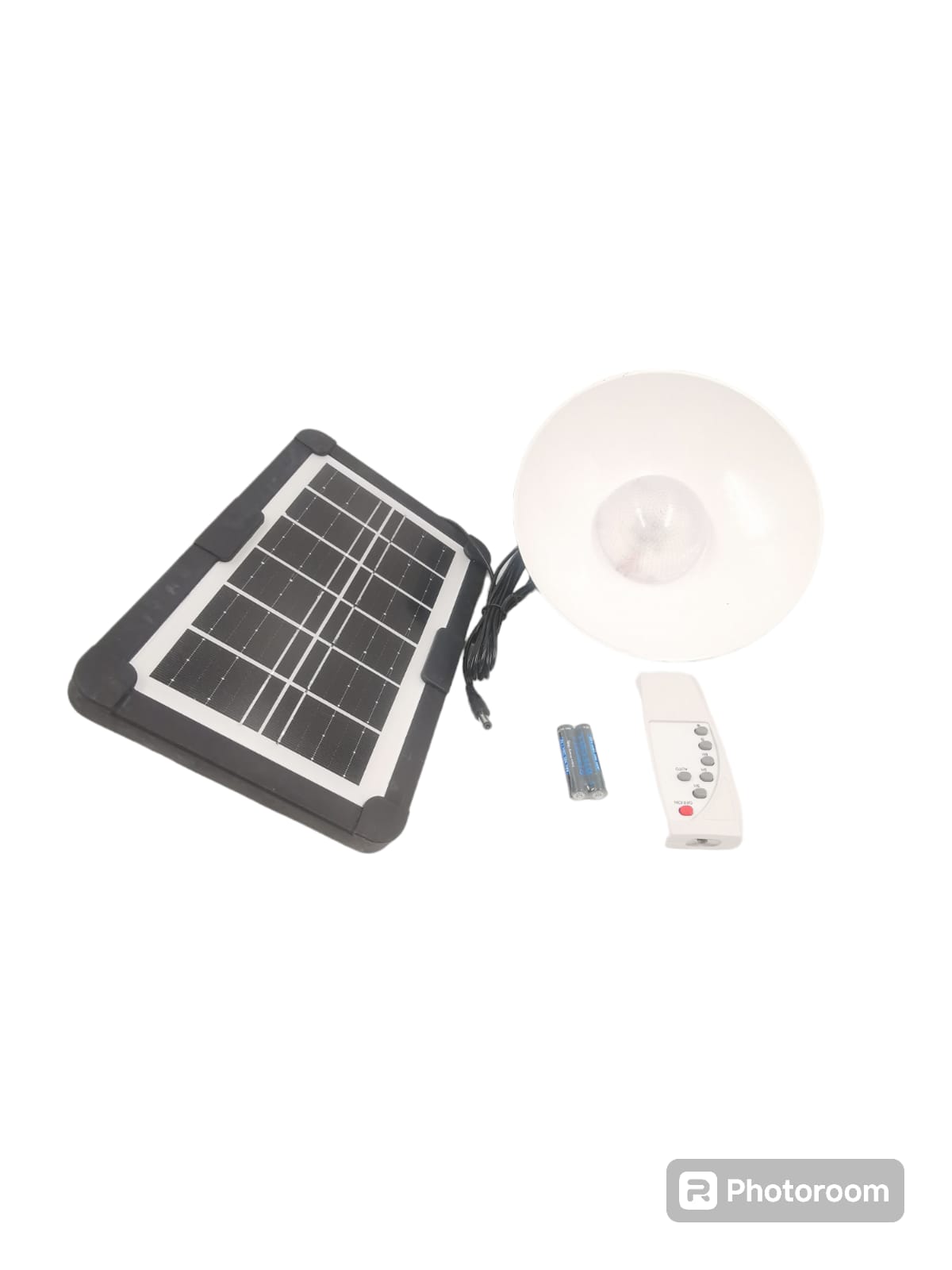 luminaria de solar potencia de saida com controle remoto