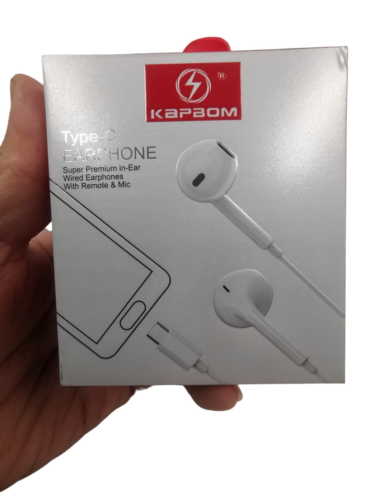 Fone de ouvido Branco Para Celular Tipo C