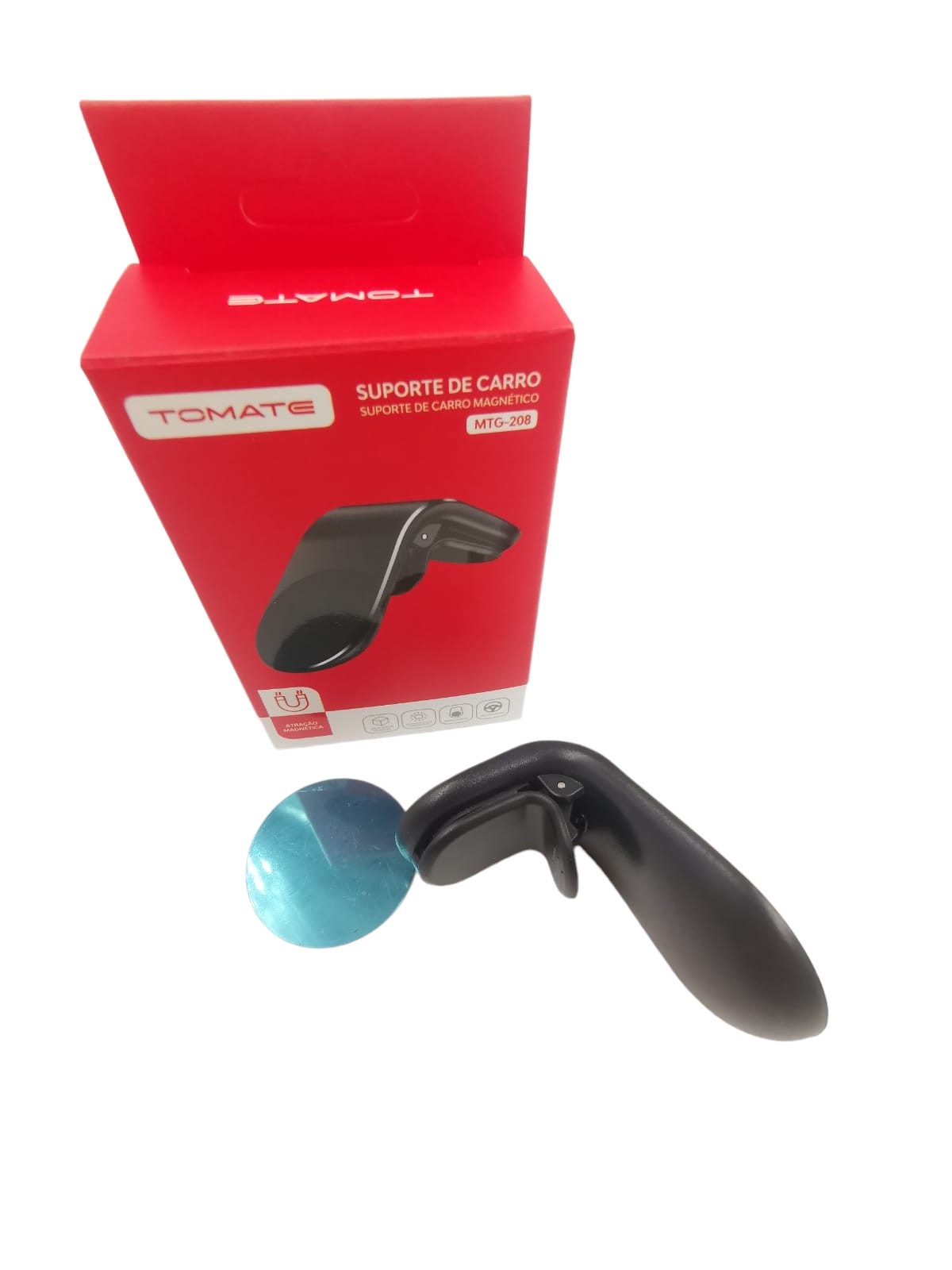 SUPORTE DE CELULAR VEICULAR MAGNETICO PARA SAIDA DE AR TOMATE MTG-208