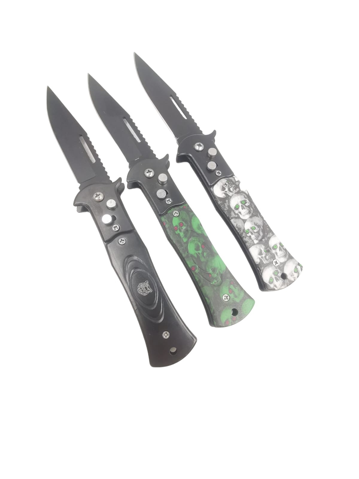 Produto Faca canivete automático retratil com trava 1077