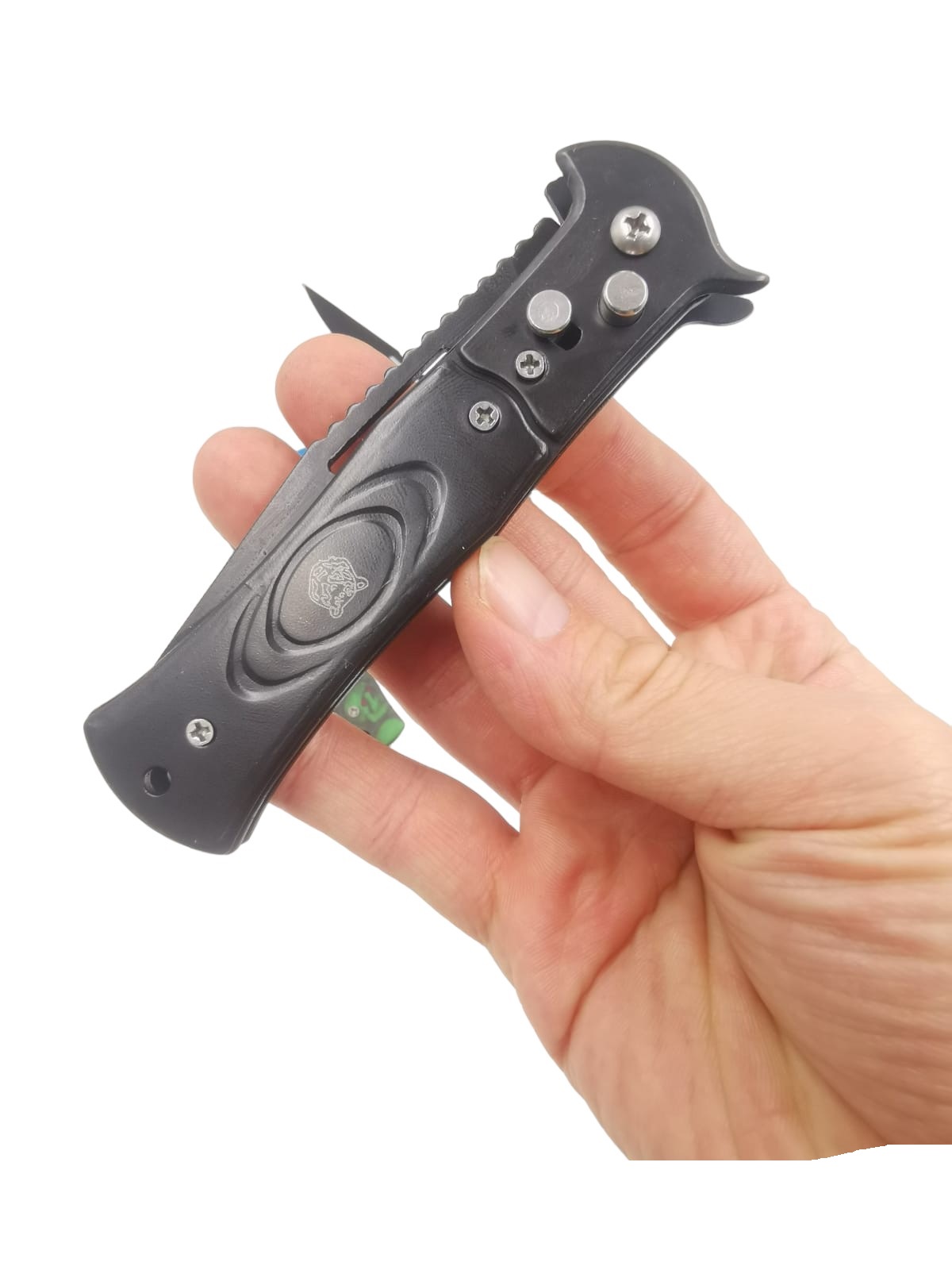 Produto Faca canivete automático retratil com trava 1077