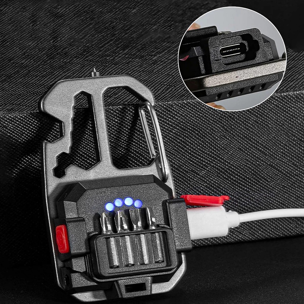 Lanterna Multifuncional Mini Glare Cob Chaveiro Pingente Luz