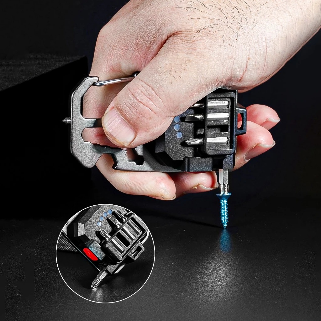 Lanterna Multifuncional Mini Glare Cob Chaveiro Pingente Luz