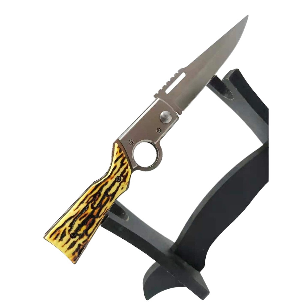 D13 Canivete Tático Militar Automático Saque Rápido 25cm Pesca Camping Trilha