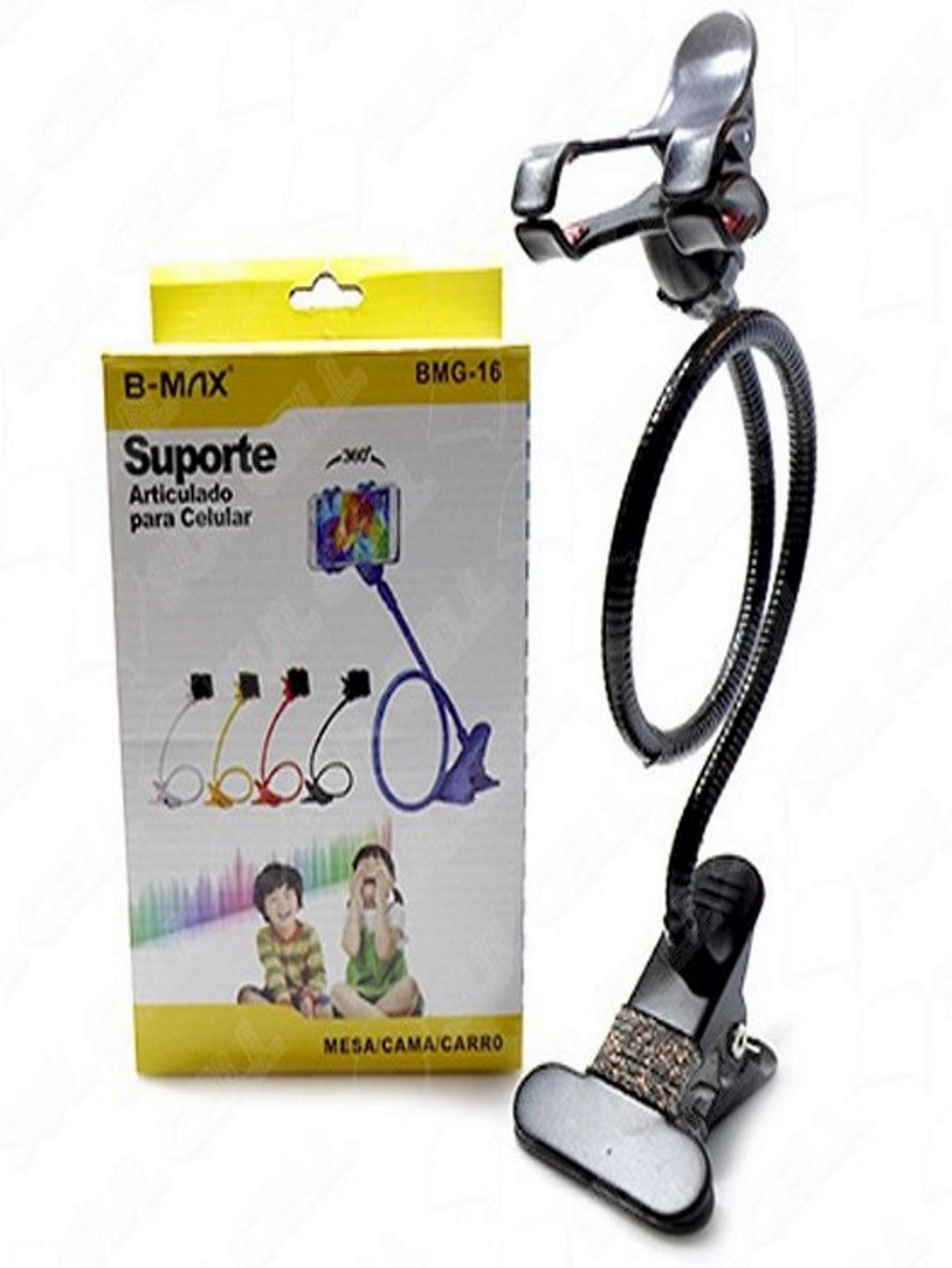 Suporte universal articulado para Celular, GPS em Metal Alta Qualidade