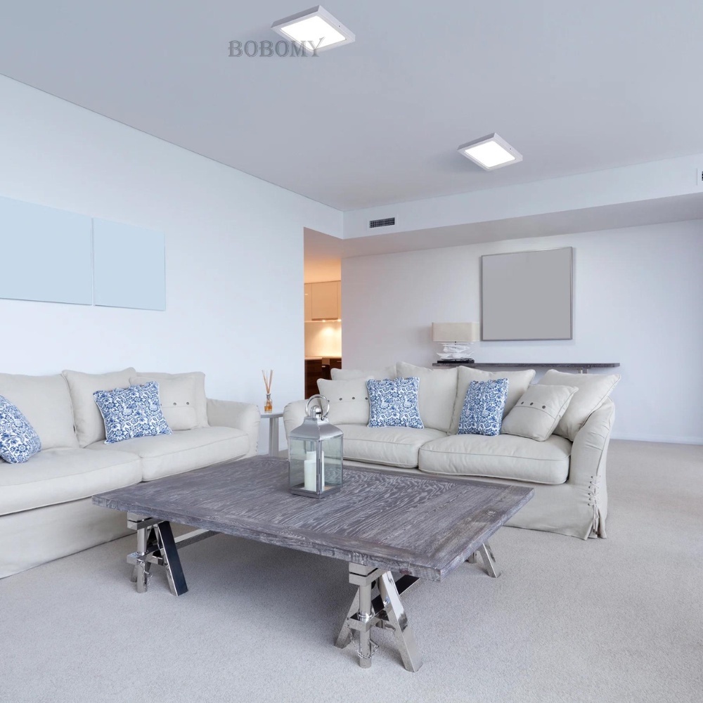 Luminária Painel Plafon Led 24W Quadrado Sobrepor 6500K