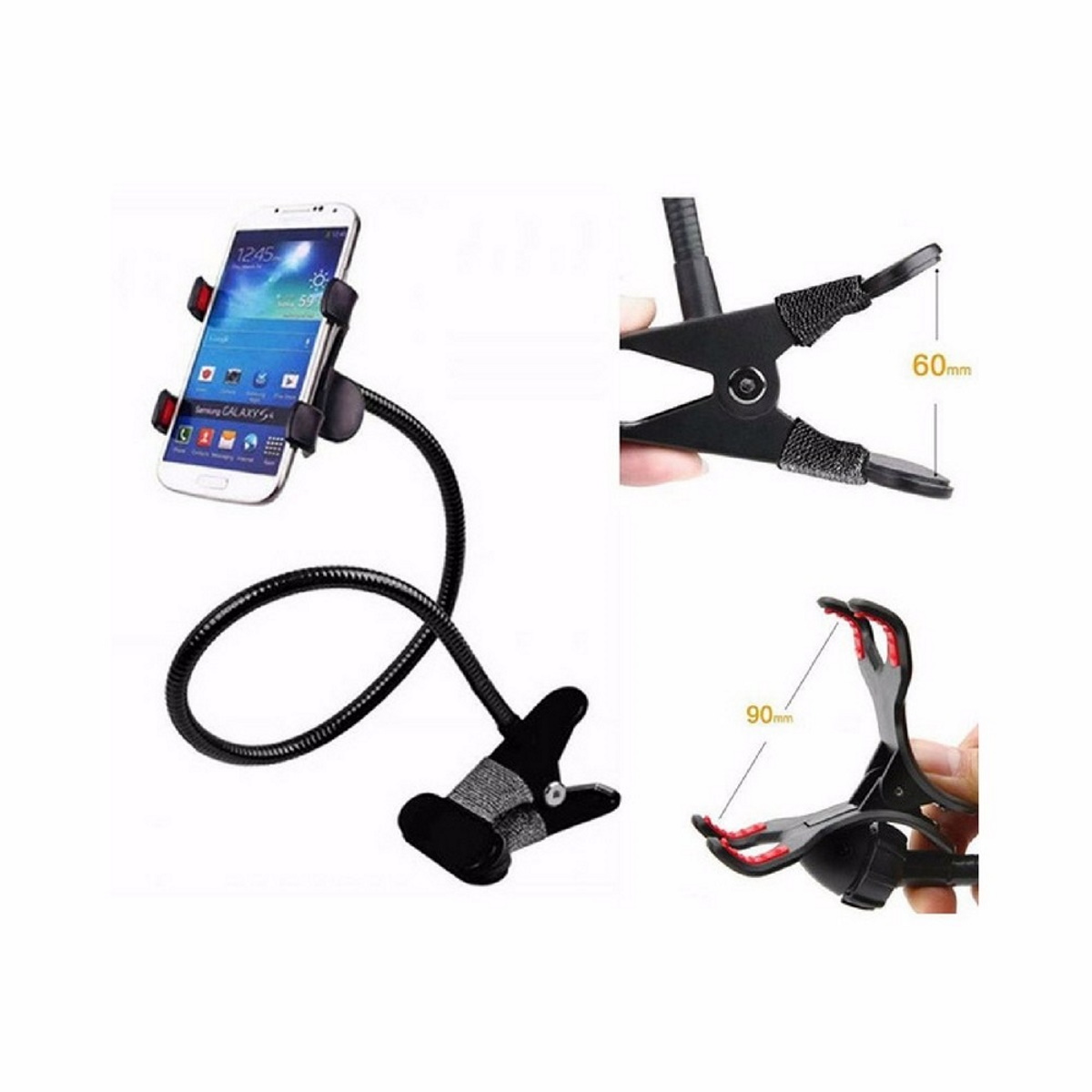 Suporte universal articulado para Celular, GPS em Metal Alta Qualidade