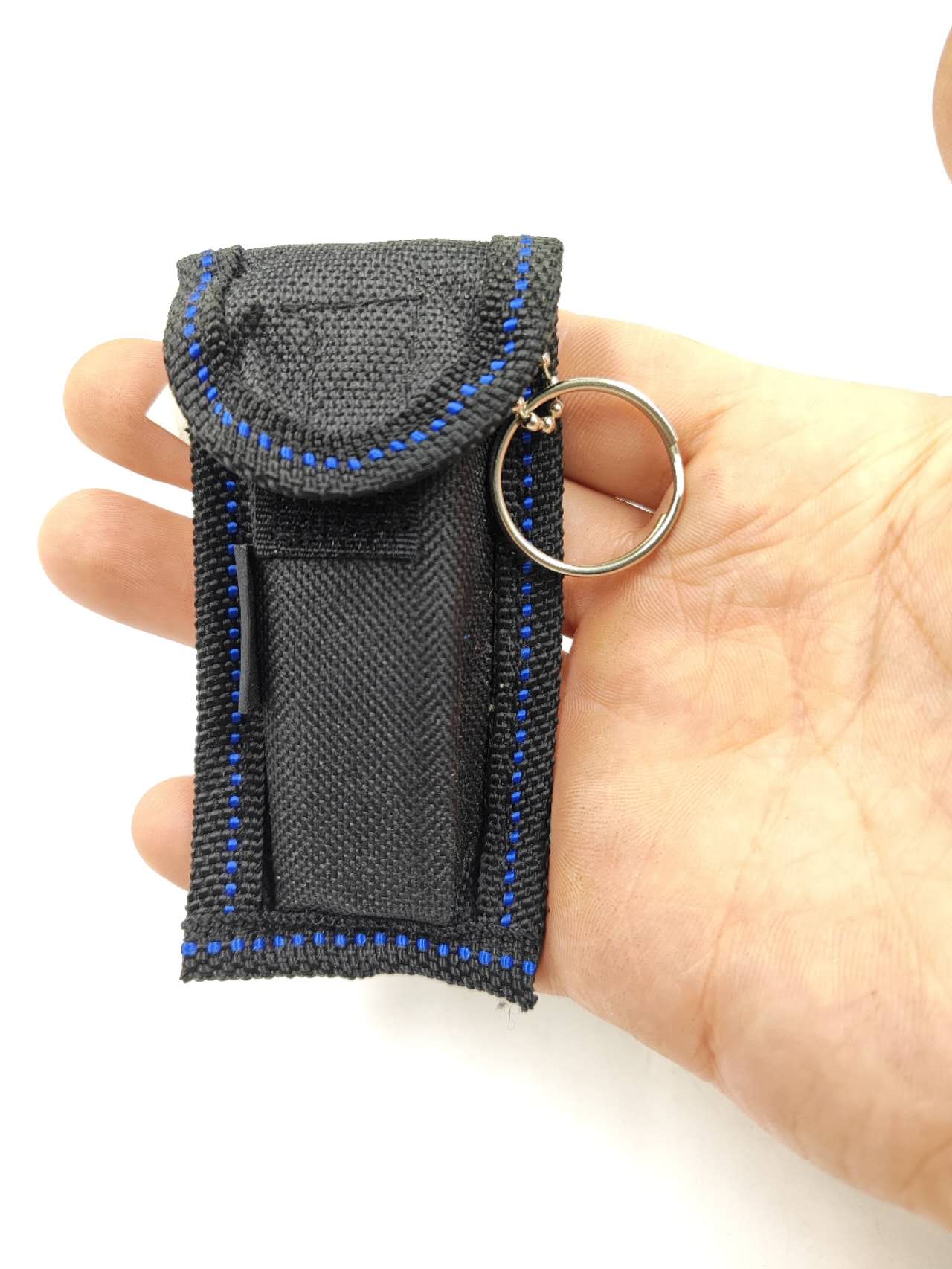 Canivete Lamina Frontal Metal Automático Com chaveiro