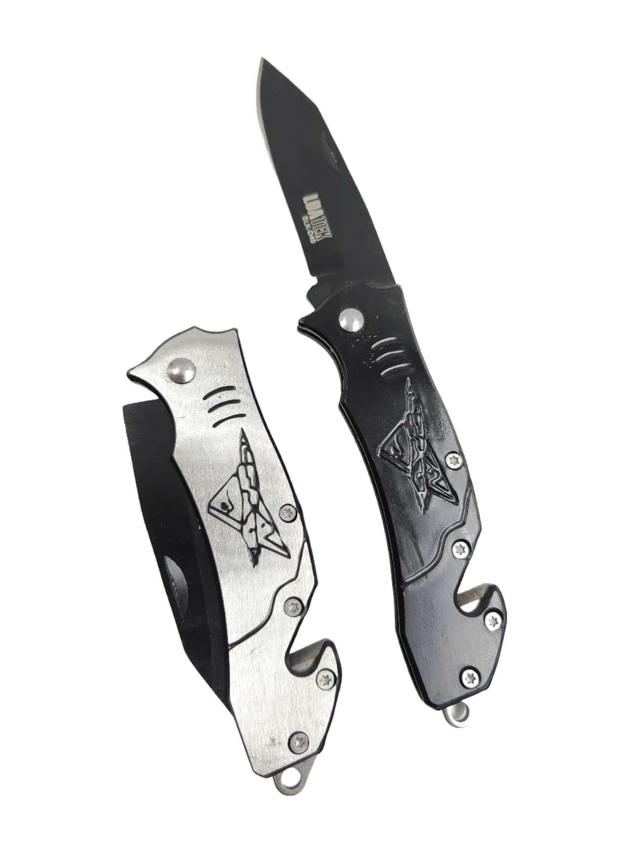 Canivete Dobrável Semiautomático De Metal16,5 Cm, Canivete Tatico