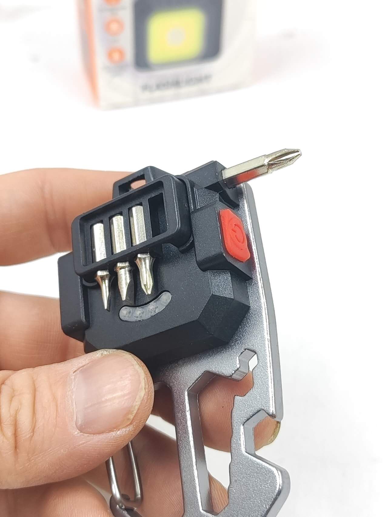 Lanterna Multifuncional Mini Glare Cob Chaveiro Pingente Luz