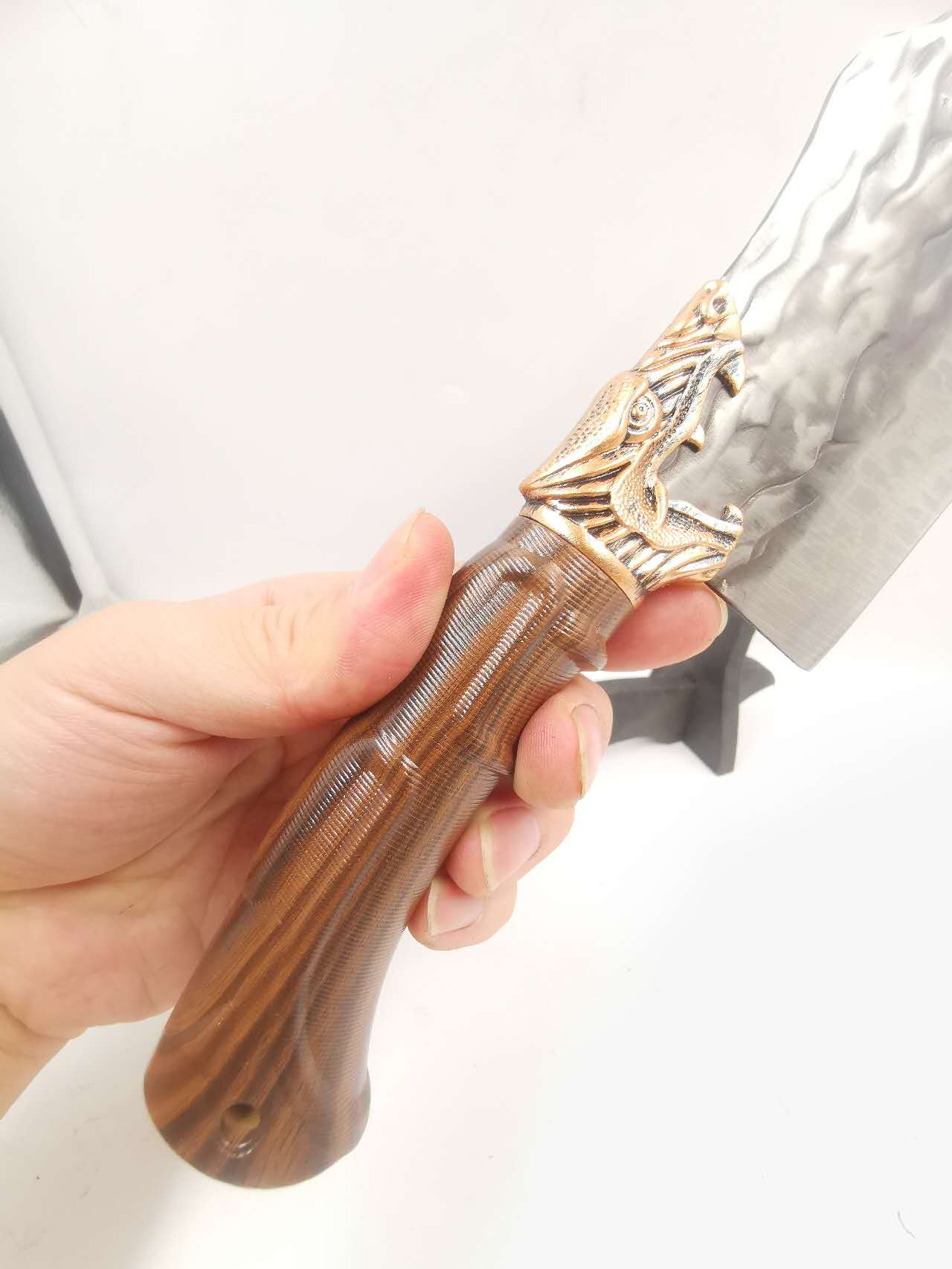 Faca de churrasco de luxo King Gift Pai Amigo Aço inoxidável Japonês Rústico BM-DJ405