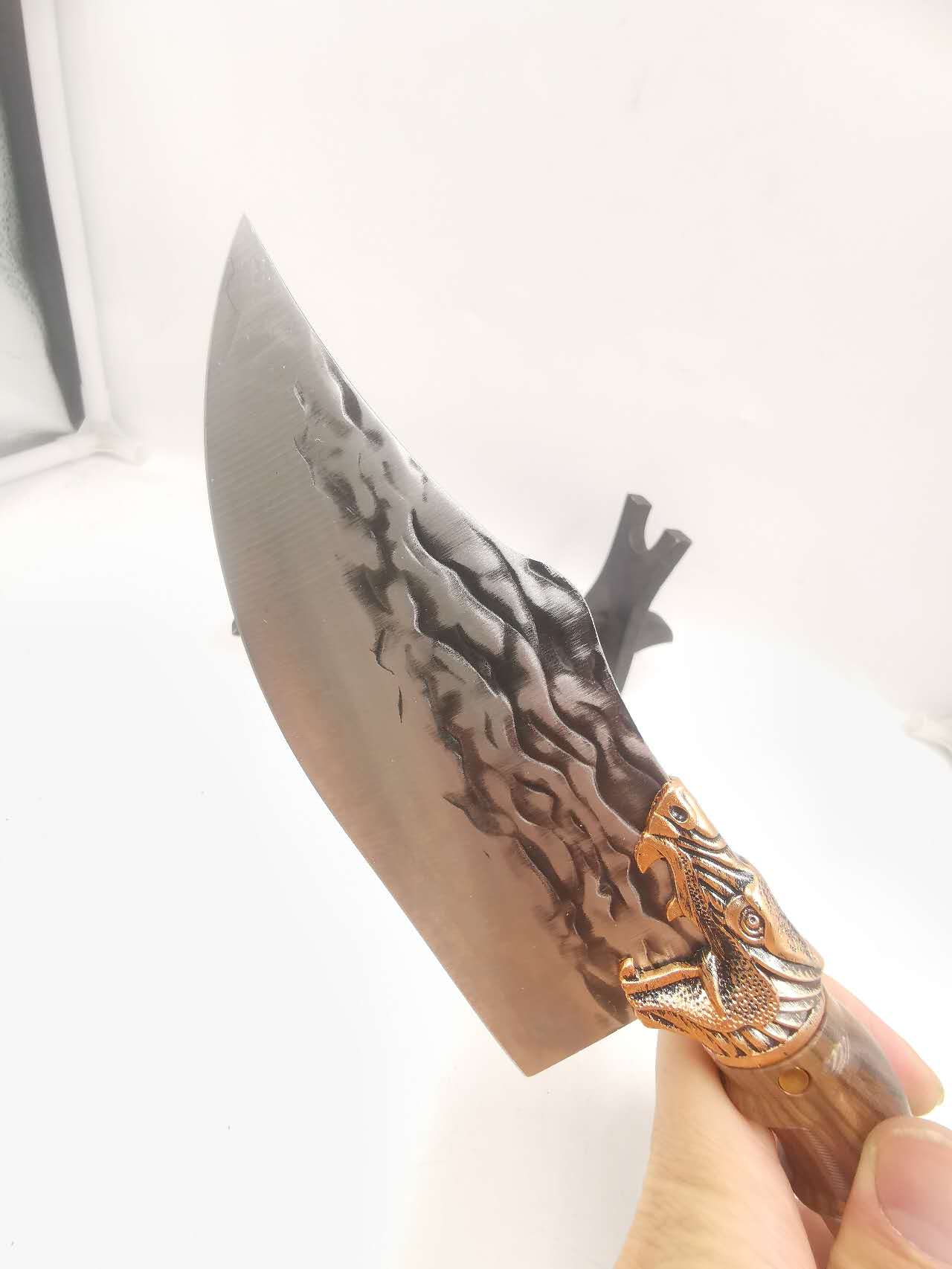 Faca de churrasco de luxo King Gift Pai Amigo Aço inoxidável Japonês Rústico BM-DJ405