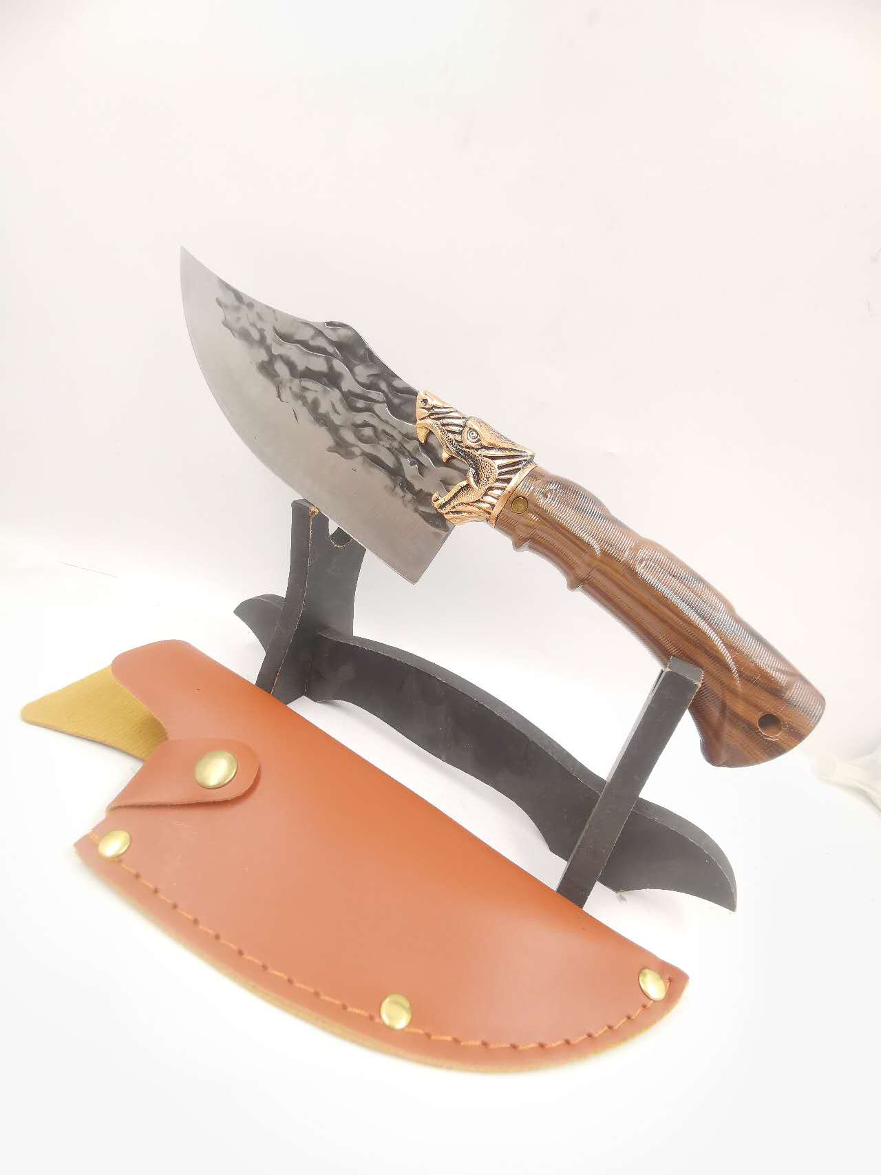 Faca de churrasco de luxo King Gift Pai Amigo Aço inoxidável Japonês Rústico BM-DJ405